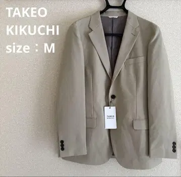TAKEO KIKUCHI 테일러드 자켓 워셔블 베이지 M