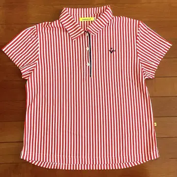 [새상품급] VIVAHEAT 빨흰 스트라이프 피케 셔츠 size 44