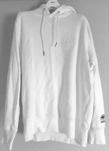 미사용 한정판 sacai 사카이 haze 자수 후디 후드티 화이트