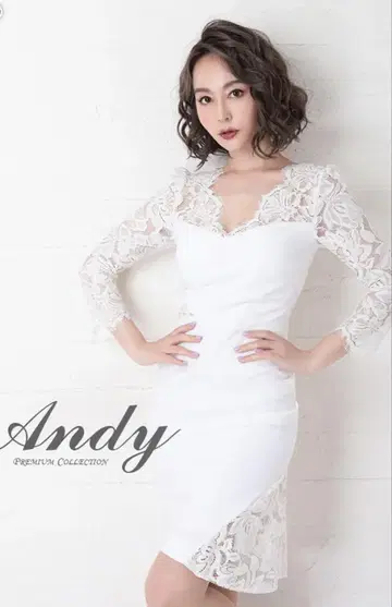 시착만 한 상품 Andy 화이트 레이스 드레스