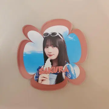 노기자카46 카와사키 벚꽃 NOGI CAFE 노기 카페 아크릴 코스터