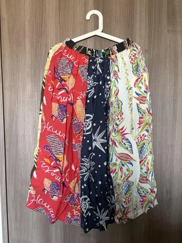 BEAMS BOY SUN SURF 하와이안 크레이지 롱 스커트