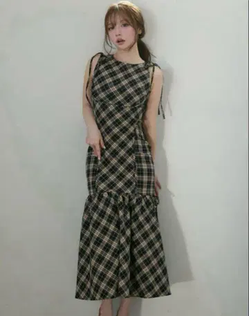 andmary Grenda 리본 롱 드레스 S 택 포함 새상품
