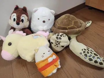 봉제 인형 세트 칩 데일 유니콘 카메 고양이
