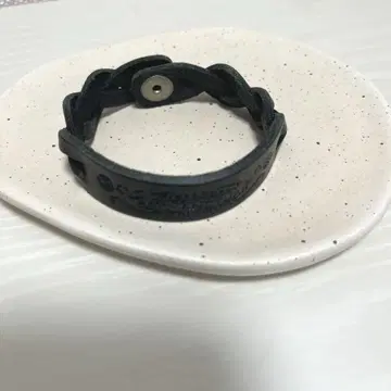SIAM SHADE 오리지널 천연 가죽 뜨개질 팔찌