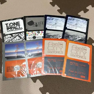 SixTONES 투어 스티커 낱개 판매