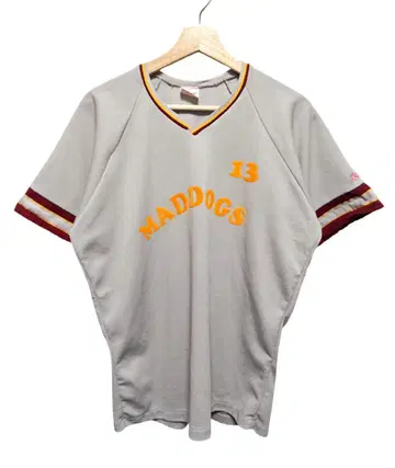 80년대-90년대 USA 제작 Rawlings 플로키 프린트 게임 셔츠