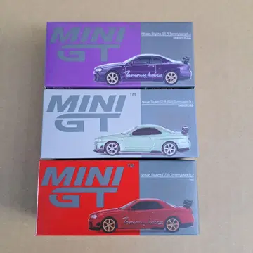 MINI GT 스카이라인 GT-R R34 토미카이라 R-z 3종 세트