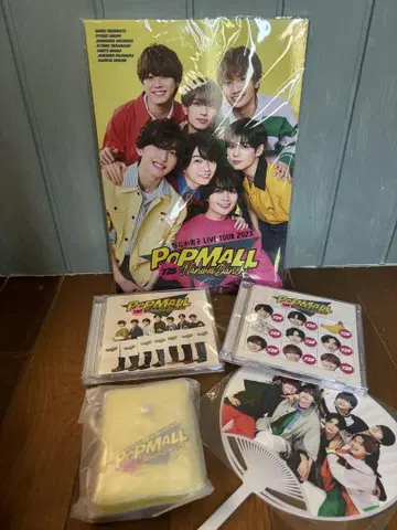 PoP MaLL 세트 나니와단시 팜플렛 앨범 부채 클리어 케이스