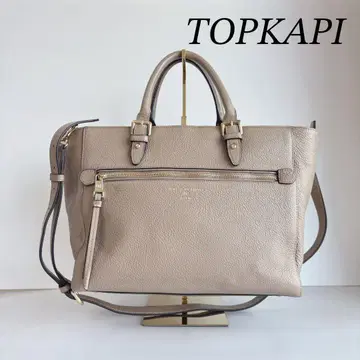 새상품급 정가 3.6만 엔 TOPKAPI 탑카피 가죽 토트백 프리모