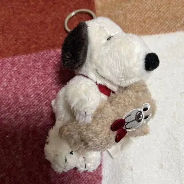 스누피 PEANUTS 쁘띠 후와 키링 베어