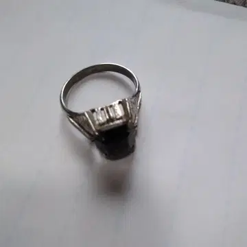 퍼플 스톤 클래식 반지