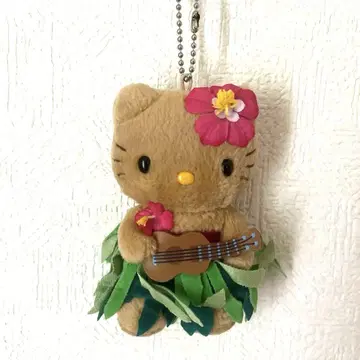 레어 알로하 하와이안 일광화상 키티 우쿨렐레 히비스커스 훌라