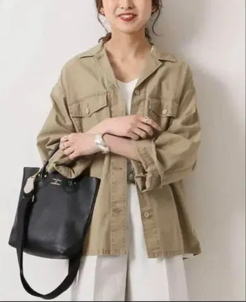 Spick&Span 밀리터리 셔츠 자켓