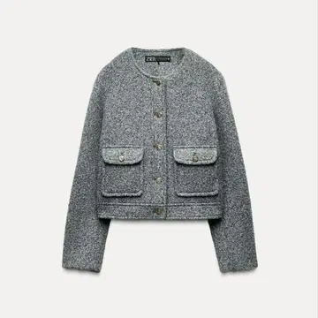 ZARA 부클레 숏 자켓 S 사이즈
