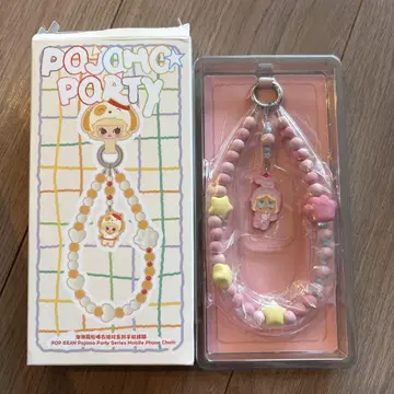POP BEAN 파자마 파티 모바일 폰 체인 Crybaby