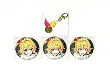 니지산지 호시카와 사라 5주년 SYMPHONIA 캔뱃지 메탈 참