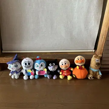 호빵맨 봉제 인형 8체 세트