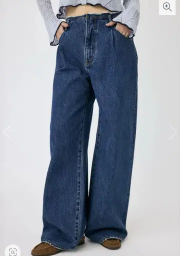 moussy BELT OFF 스트레이트 데님