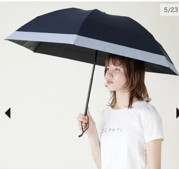 3단 접이 새상품 선배리어 100 양산 콤비 3단 접이 네이비