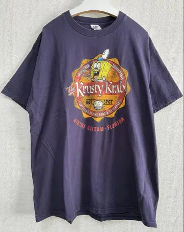 스폰지밥 Krusty Krab 티셔츠 00s