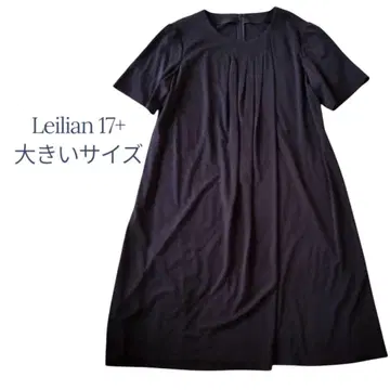 Leilian 레리안 17+ 빅사이즈 원피스 네이비
