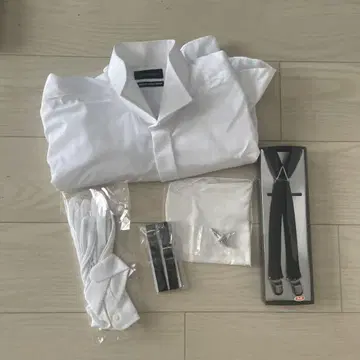 결혼식 신랑 용품 세트 셔츠 L