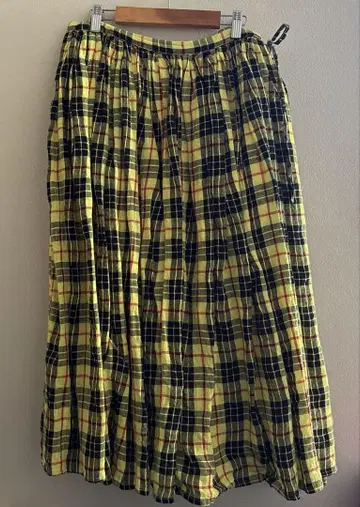 새상품급 올드 맨즈 테일러 린넨 개더 스커트