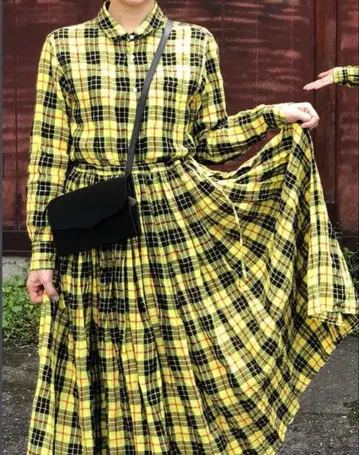 새상품급 올드 맨즈 테일러 린넨 개더 스커트