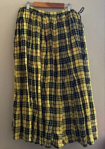 새상품급 올드 맨즈 테일러 린넨 개더 스커트