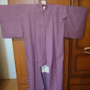 보라색 코몬 기모노