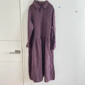 네스트로브 nest robe 린넨 긴팔 원피스 보르도