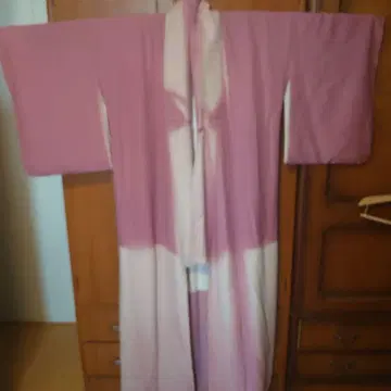 핑크 그라데이션 코몬 기모노