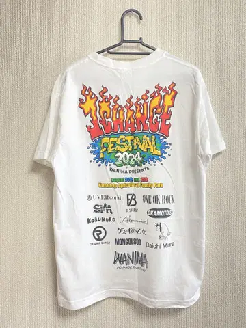 1 CHANCE FESTIVAL 2024 티셔츠 M WANIMA 와니마