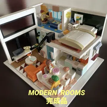 블록 하우스 2층 가구 포함 완성품