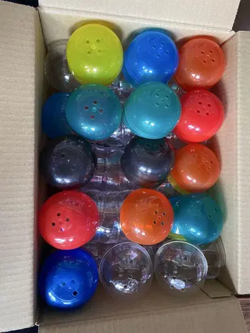 캡슐 토이 가챠가챠 빈 캡슐 65mm 약 80개