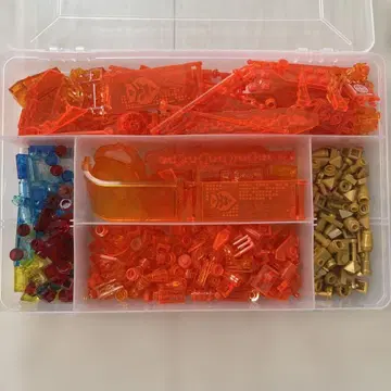 LEGO 블록 부품 클리어 골드 세트