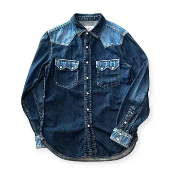 The DUFFER of ST.GEORGE 데님 웨스턴 셔츠 구제 의류