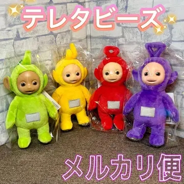 텔레토비즈 마스코트 볼 체인 포, 라라, 딥시, 팅키