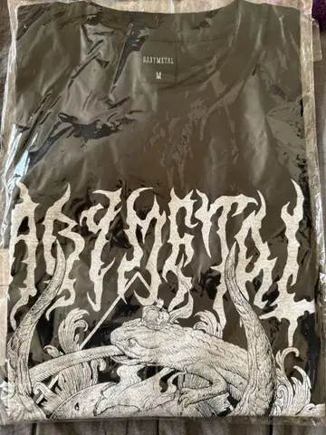 BABYMETAL METAL BARBATOS 티셔츠 XL 사이즈