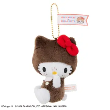 [정품] 세키구치 봉제 인형 몬치치 키티 얼굴 큰 SS 키체인