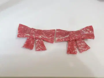 creamy fake 생고기 헤어핀