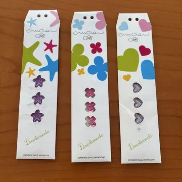 새상품 크루치아니 팔찌 네잎클로버 별 하트 3세트
