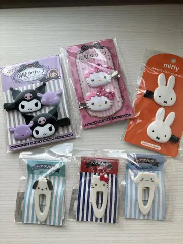 산리오 앞머리 클립
