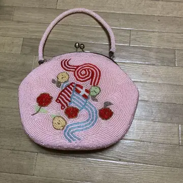 레트로 비즈 백