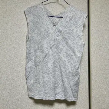 다카시마 축 40/40 카라 지반 국화 무늬 L 사이즈