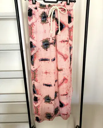 타이다이 패턴 맥시 스커트