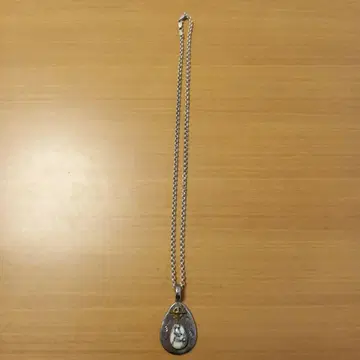 실버 화이트 버팔로 펜던트 목걸이