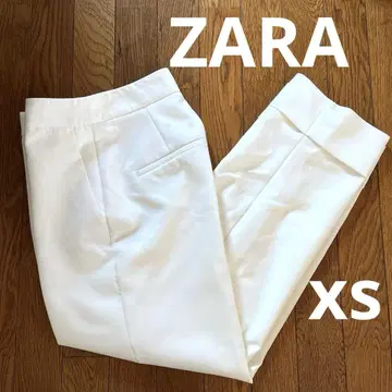 ZARA 화이트 슬랙스 하이웨스트
