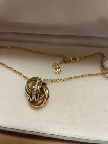 SWAROVSKI 목걸이 골드